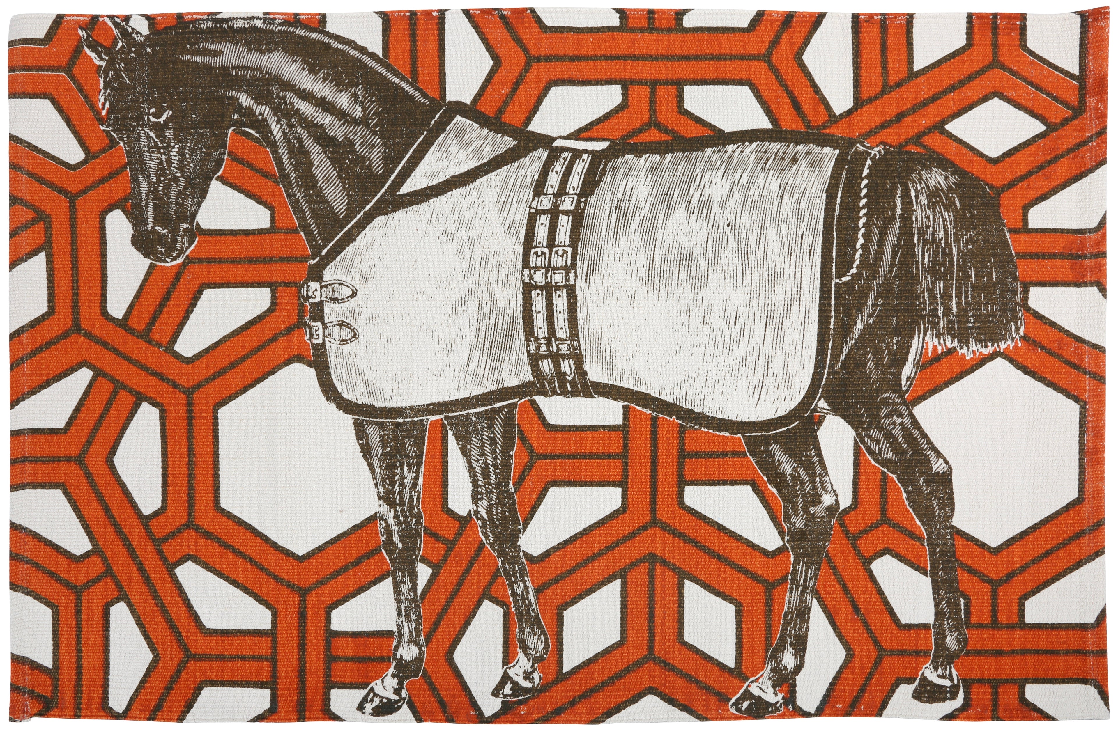 Thoroughbred Geo Bath Mat 24"x36"