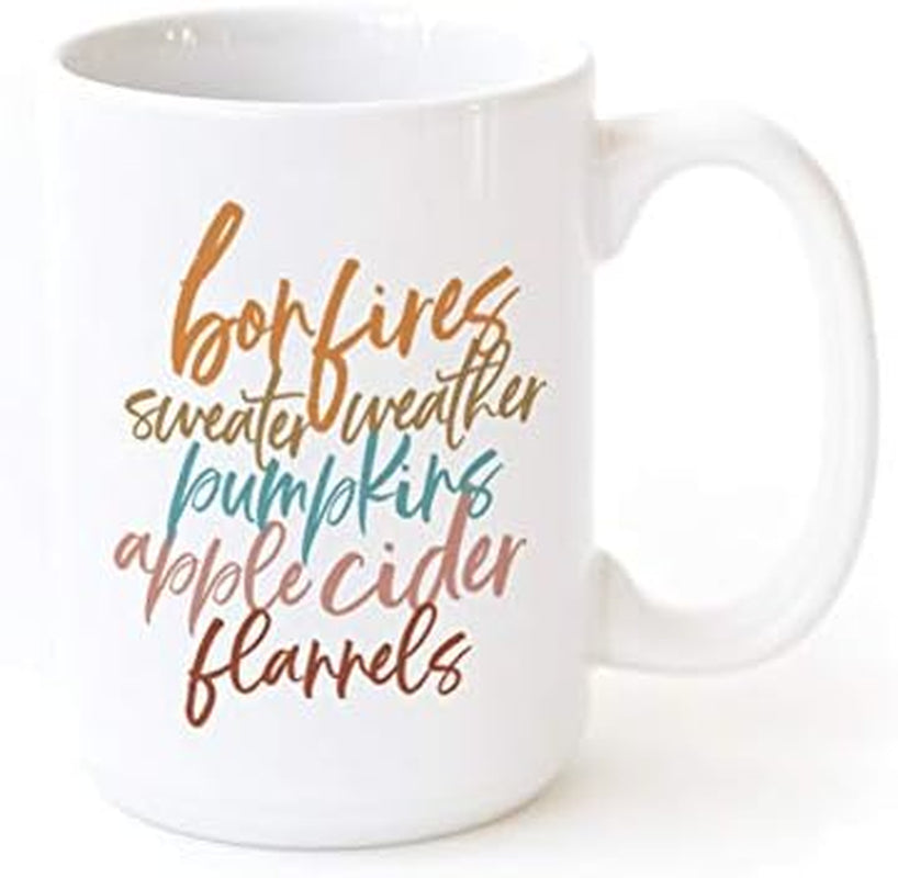 The Cotton & Canvas Co. Morning Pumpkin Porcelain Ceramic Autumn, Thanksgiving and Fall Coffee Mug