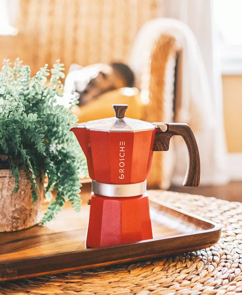Milano Stovetop Espresso Maker Moka Pot 9 Espresso Cup Size 15.2 Oz