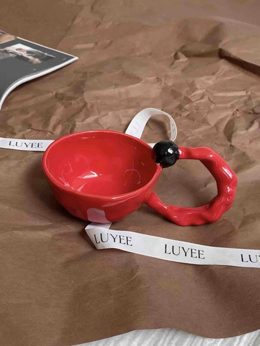 Handmade Irregular Retro Ceramic Bubble Coffee Mug, Espresso Cup