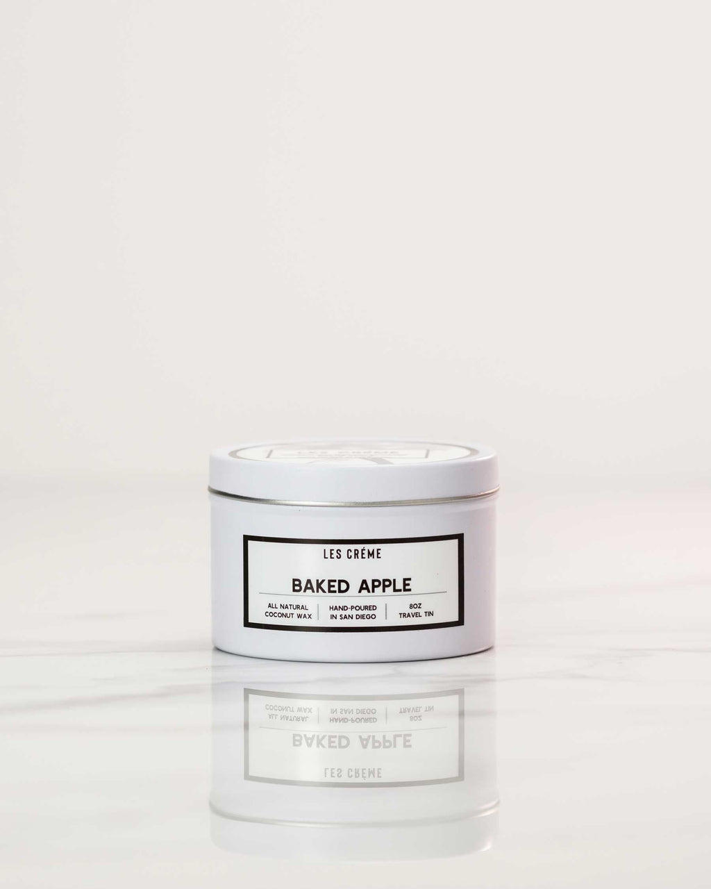 Baked Apple Scent Coconut Wax Candle in travel can