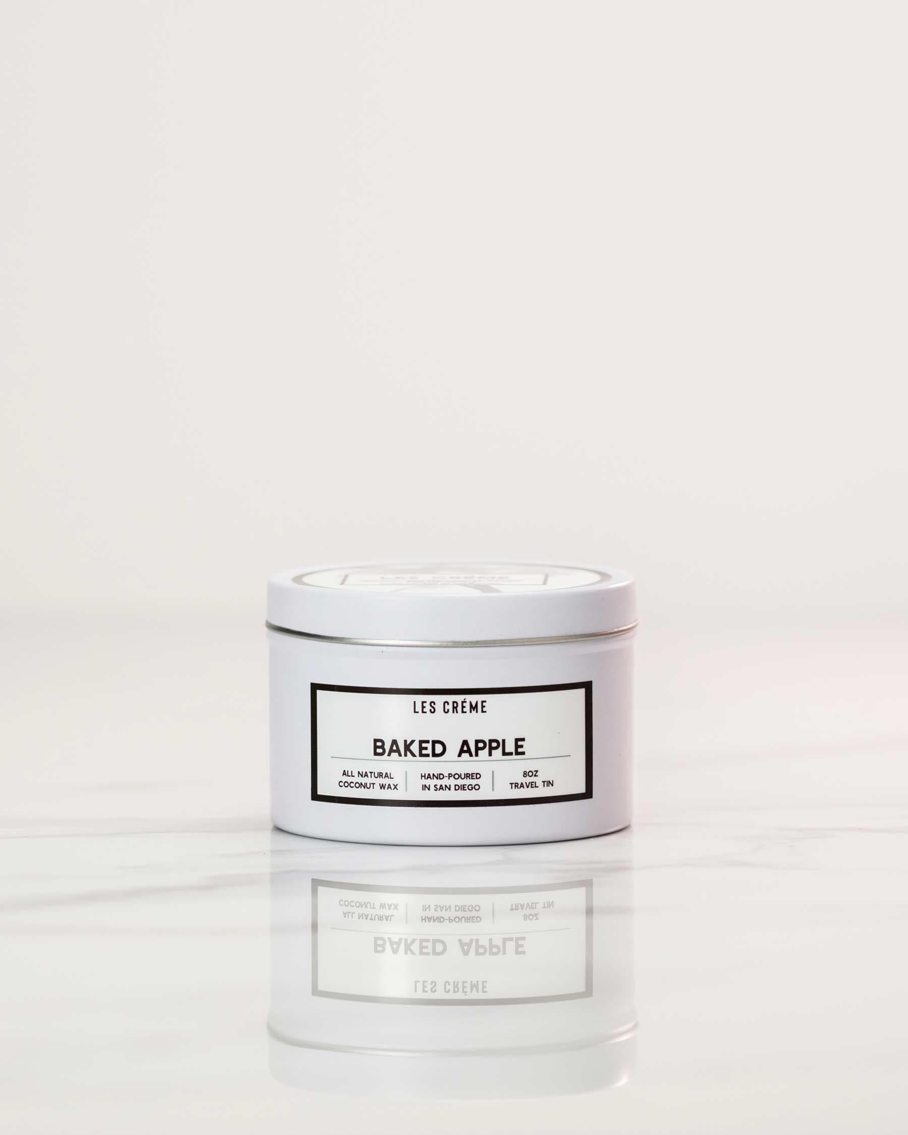 Baked Apple Scent Coconut Wax Candle in travel can