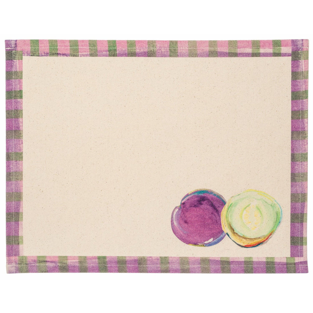 Plum Melon Placemat