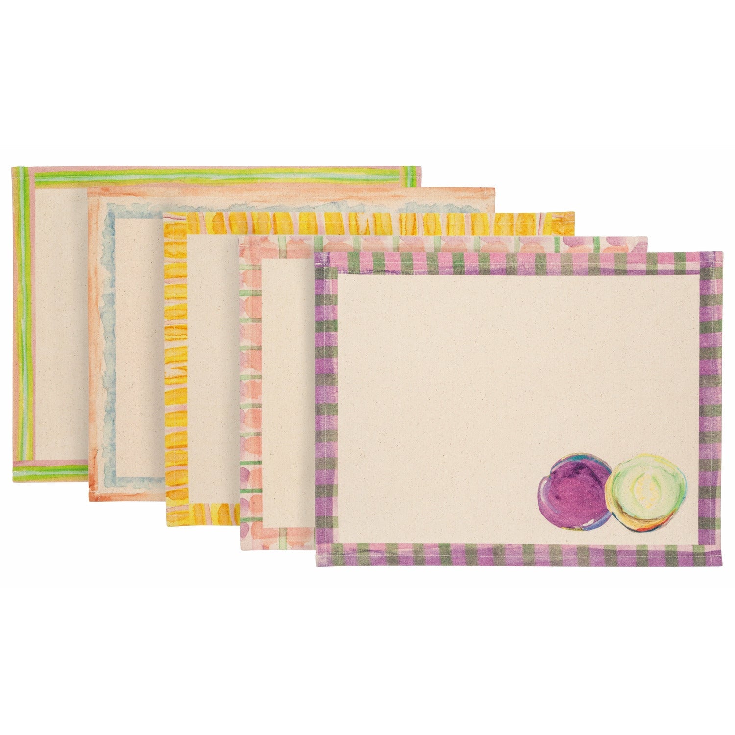 Plum Melon Placemat