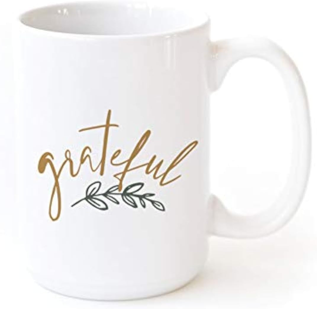The Cotton & Canvas Co. Morning Pumpkin Porcelain Ceramic Autumn, Thanksgiving and Fall Coffee Mug